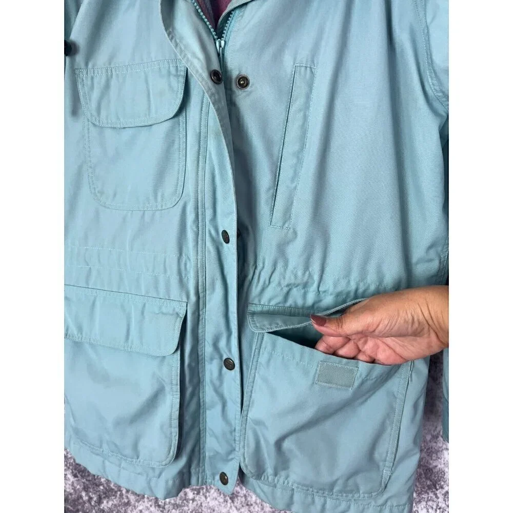 Vintage‎ Eddie Bauer Jacket Womens M Wool Lined Mountain Parka Barn Chore Ski